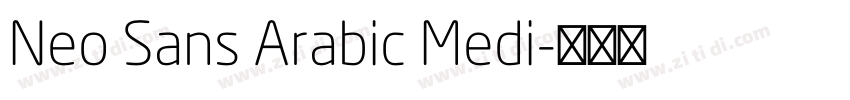 Neo Sans Arabic Medi字体转换